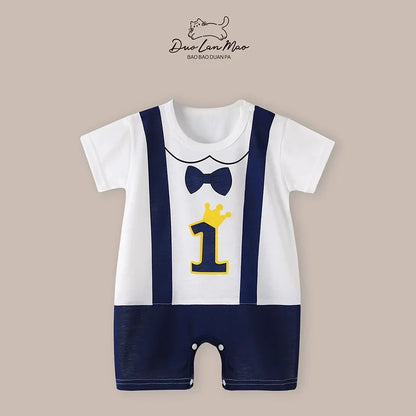 👶 Enteritos de Verano para Bebés – Diseño Cartoon, Manga Corta, 0–2 Años bebe NovaVitalShop