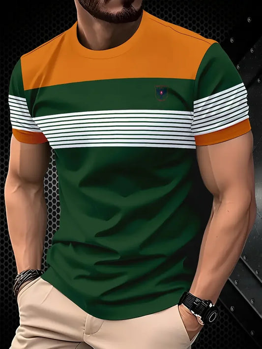 Camiseta VitalFlex Hombre – Cuello Redondo, Secado Rápido, Transpirable, Ideal para Entrenamiento y Uso Diario (S–2XL) Camisetas Oversized NovaVitalShop