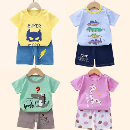 🧒 SunnyPlay 2PCS Set – Ropa Infantil de Verano para Niños y Niñas Conjuntos Infantiles / Ropa Deportiva Infantil / Sets 2 Piezas NovaVitalShop