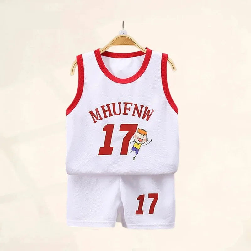 🧒 HoopPlay Sport Set – Conjunto Infantil sin Mangas para Verano Conjunto 2 Piezas Niños NovaVitalShop