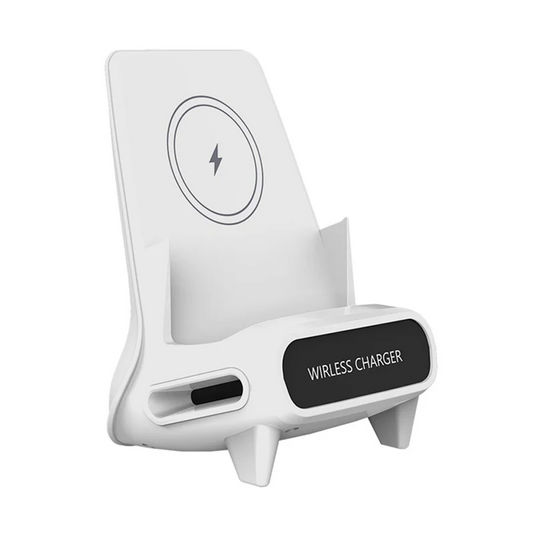 15W Wireless Charger Stand – Fast Charging Phone Holder for Desk, Nightstand & Office accesorios NovaVitalShop