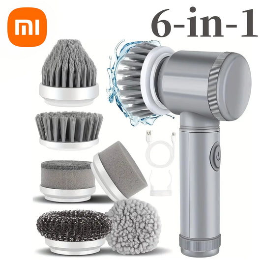 Cepillo Eléctrico Xiaomi 6 en 1: La Revolución en la Limpieza del Hogar virales NovaVitalShop