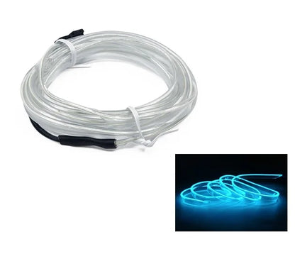 Tira LED Decorativa para Auto – Luz Ambiental Flexible USB (1M/3M/5M/10M, RGB Multicolor)