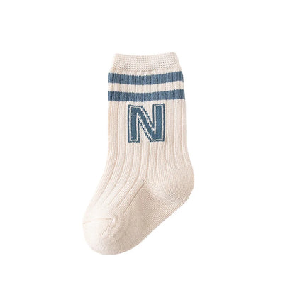 🧦 Medias Largas con Letras para Bebé – Algodón Suave, Unisex, Moda Infantil bebe NovaVitalShop
