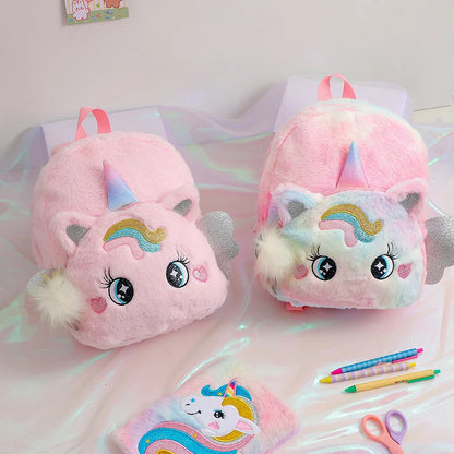Mochila Escolar Infantil Unicornio – Estilo Princesa para Niñas (3–5 años, Espalda Acolchada) accesorios NovaVitalShop