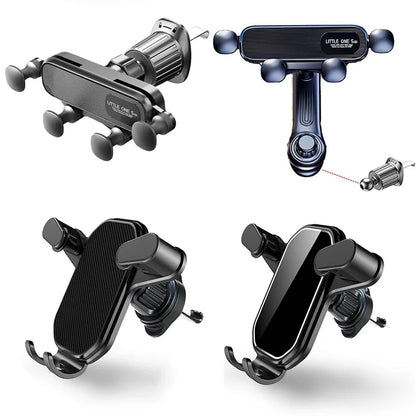 Soporte de Teléfono por Gravedad para Auto – Montaje en Ventilación, Compatible con Móviles de 4.7–7" (iPhone, Samsung, Xiaomi) auto NovaVitalShop
