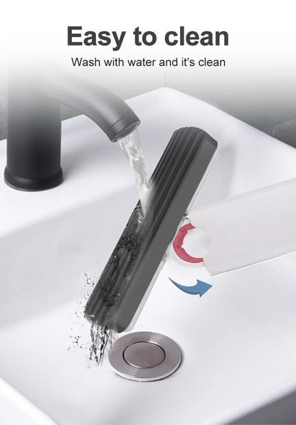 Mini Mop Plegable con Exprimido Automático – Compacto, Absorbente y Versátil para Hogar, Oficina y Auto accesorios NovaVitalShop