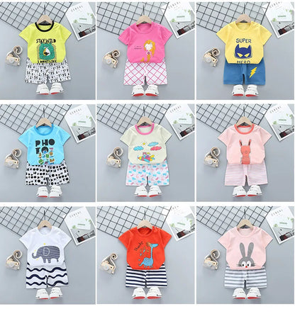 🧒 SunnyPlay 2PCS Set – Ropa Infantil de Verano para Niños y Niñas Conjuntos Infantiles / Ropa Deportiva Infantil / Sets 2 Piezas NovaVitalShop