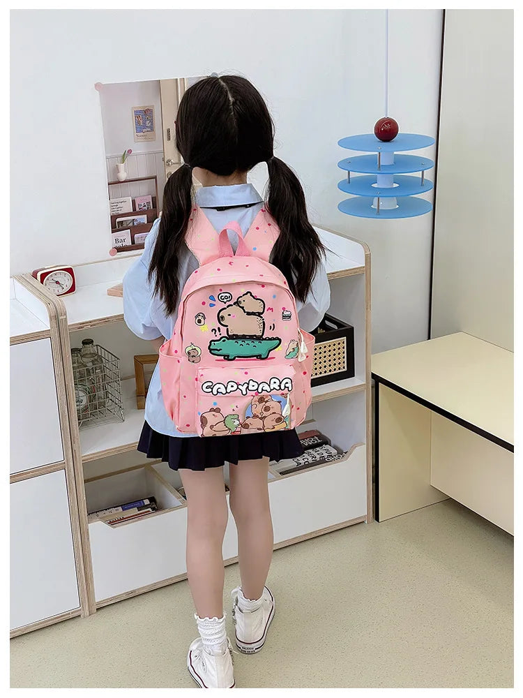 Mochila Escolar 2025 – Diseño Cartoon Elegante, Gran Capacidad y Estilo Juvenil (20–35 L) accesorios NovaVitalShop