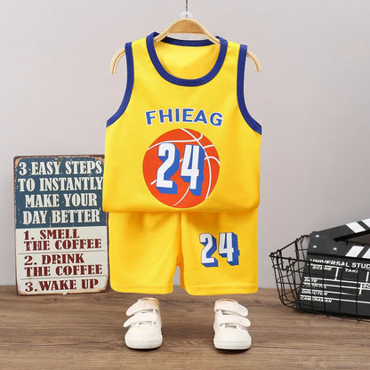 🧒 HoopPlay Sport Set – Conjunto Infantil sin Mangas para Verano Conjunto 2 Piezas Niños NovaVitalShop Type 5 80cm(9-12M)