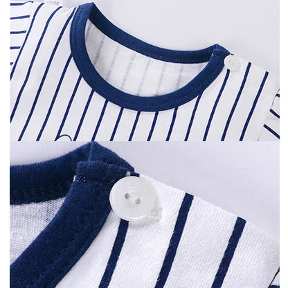 👕 Conjunto de Verano para Bebé – Camiseta y Shorts, Estilo Deportivo Unisex bebe NovaVitalShop