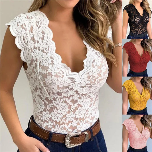 Brisa de Seda – Blusa Sin Mangas con Cuello en V y Corte Suelto para Mujer (Estilo Casual Elegante, Talla S–XXL) Camisetas Mujer Oversized NovaVitalShop