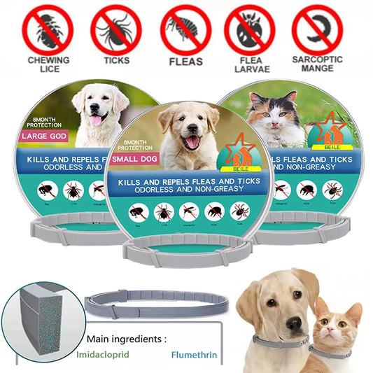 ¡Protege a tu peludo por 8 meses con un solo collar! collar de mascostas NovaVitalShop