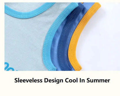 🧒 CottonPlay Vest Set – Conjunto Infantil de Verano 2 Piezas Conjuntos Infantiles / Ropa Deportiva Infantil / Sets 2 Piezas NovaVitalShop