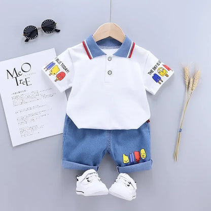 🧒 StyleTwins Cotton Set – Conjunto Infantil de Verano 2 Piezas