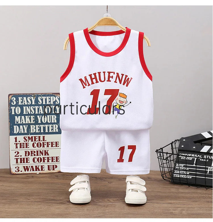 🧒 HoopPlay Sport Set – Conjunto Infantil sin Mangas para Verano Conjunto 2 Piezas Niños NovaVitalShop