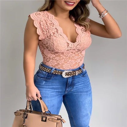 Brisa de Seda – Blusa Sin Mangas con Cuello en V y Corte Suelto para Mujer (Estilo Casual Elegante, Talla S–XXL) Camisetas Mujer Oversized NovaVitalShop