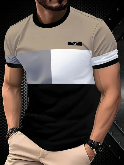 Camiseta VitalFlex Hombre – Cuello Redondo, Secado Rápido, Transpirable, Ideal para Entrenamiento y Uso Diario (S–2XL) Camisetas Oversized NovaVitalShop F202502250961526 L