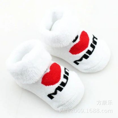 🧦 Medias Suaves con Letras para Bebé – Primavera/Verano, Algodón, Unisex bebe NovaVitalShop