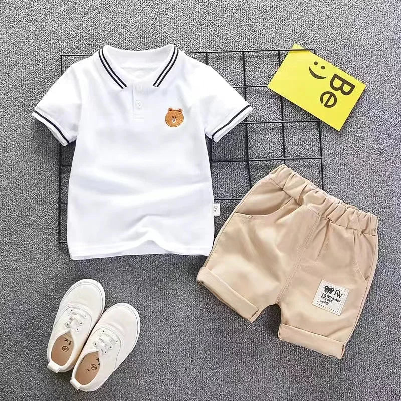 🧒 StyleTwins Cotton Set – Conjunto Infantil de Verano 2 Piezas