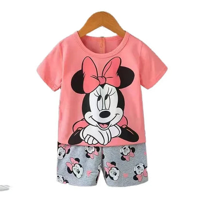 Conjunto Infantil de Verano 2 Piezas Pato Donald – Camiseta + Shorts Casual para Niño Conjunto 2 Piezas Niños NovaVitalShop z8 12M