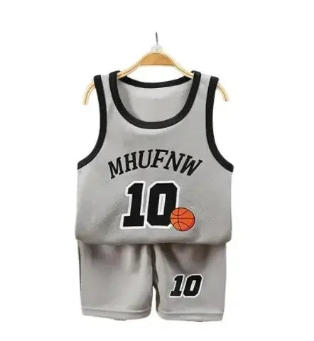 🧒 HoopPlay Sport Set – Conjunto Infantil sin Mangas para Verano Conjunto 2 Piezas Niños NovaVitalShop Type 3 80cm(9-12M)