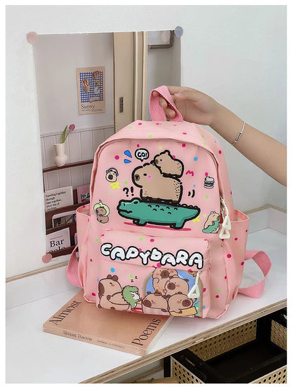 Mochila Escolar 2025 – Diseño Cartoon Elegante, Gran Capacidad y Estilo Juvenil (20–35 L) accesorios NovaVitalShop