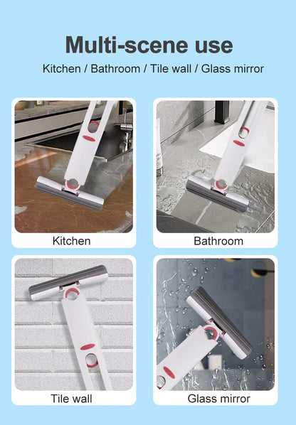Mini Mop Plegable con Exprimido Automático – Compacto, Absorbente y Versátil para Hogar, Oficina y Auto accesorios NovaVitalShop