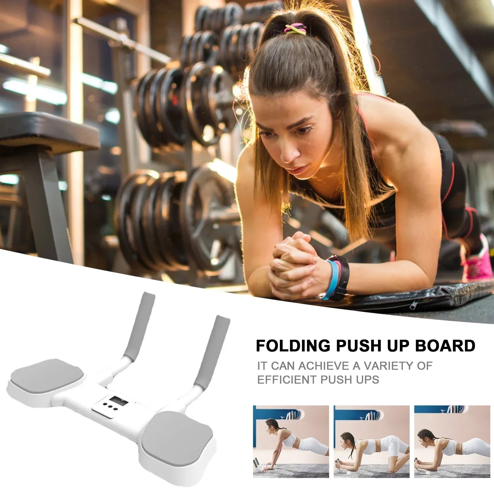 Entrenador Abdominal para Planchas – Plataforma Ergonómica para Core y Postura Gym Equipment > Gym Station & Accessories OBA