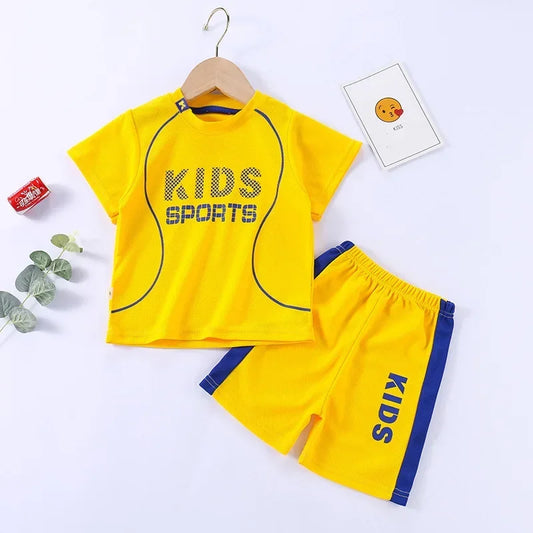 🧒 ActivePlay Sports Set – Conjunto Deportivo Infantil 2 Piezas Conjuntos Infantiles / Ropa Deportiva Infantil / Sets 2 Piezas NovaVitalShop Yellow KIDS 9-10Y 140cm