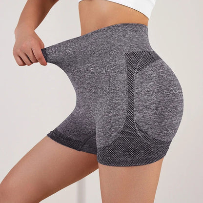 Shorts Deportivos para Mujer – Cintura Alta, Diseño Sin Costuras y Soporte Anatómico Acesorios Fitnees NovaVitalShop
