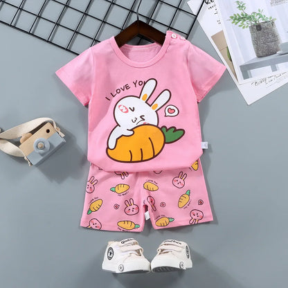 🧒 SunnyTwins Cotton Set – Ropa Infantil de Verano 2 Piezas Conjunto 2 Piezas Niños NovaVitalShop style 5 6T-7T