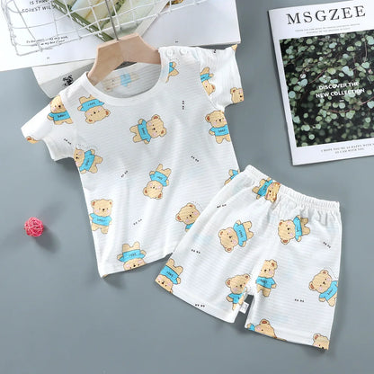🧒 DreamCotton Sleep Set – Pijama Infantil de Verano 2 Piezas Conjuntos Infantiles / Ropa Deportiva Infantil / Sets 2 Piezas NovaVitalShop Style 5 6T-7T