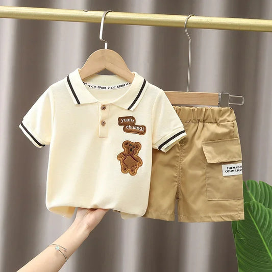 🧒 StyleTwins Cotton Set – Conjunto Infantil de Verano 2 Piezas Conjuntos Infantiles / Ropa Deportiva Infantil / Sets 2 Piezas NovaVitalShop Type 1 12M