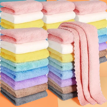 Set 20 Toallas VitalSoft - Microfibra Súper Absorbente Textiles y Limpieza NovaVital