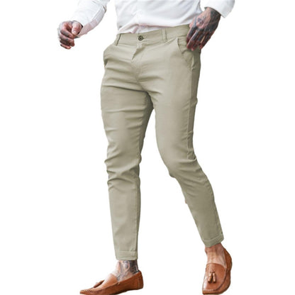 VitalTwill™ Pantalones Hombre – Stretch Slim Multicolor | Estilo Versátil y Cómodo Pantalones Casuales NovaVitalShop