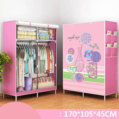 Armario Individual VitalSpace - Cerrado DIY 70x45x150cm Muebles y Organización NovaVital Pink Memory