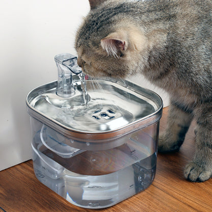 Fuente Inteligente de Acero Inoxidable para Mascotas – Circulación Automática para Gatos y Perros 0 Mi tienda