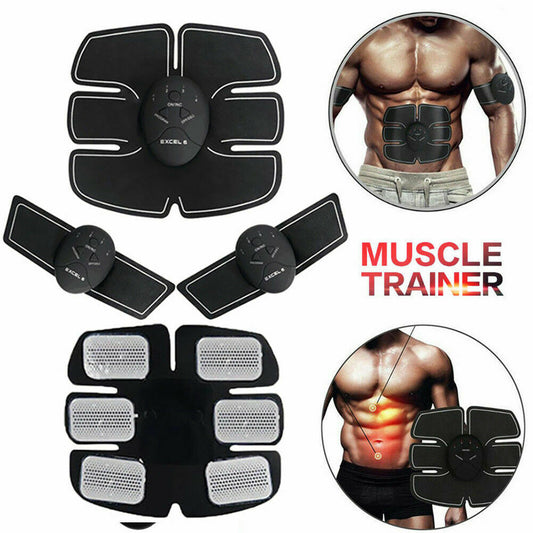 Cinturón Tonificador EMS - Estimulación Muscular Eléctrica para Abdomen y Brazos fitness NovaVitalShop