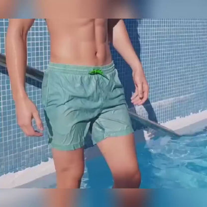 Shorts VitalMagic™ Hombre – Cambian de Color al Agua y Secado Rápido | Moda Reactiva para Playa Shorts Playa Hombre NovaVitalShop