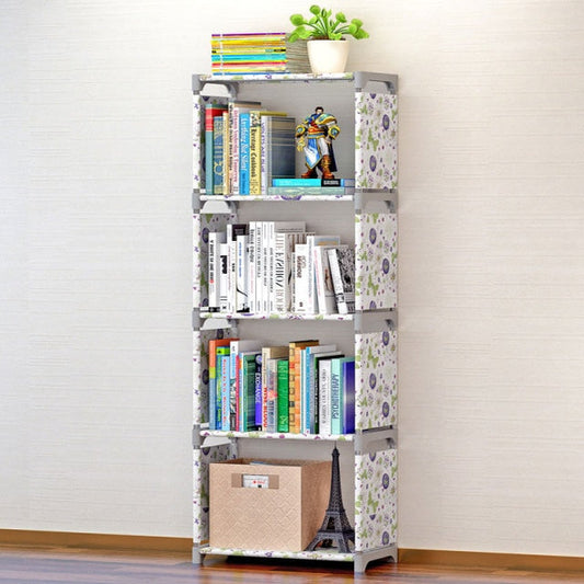 Bookshelf Storage Shelve for books Children book rack Bookcase for home furniture Bookcases & Standing Shelves OBA Lotus 4 Layer